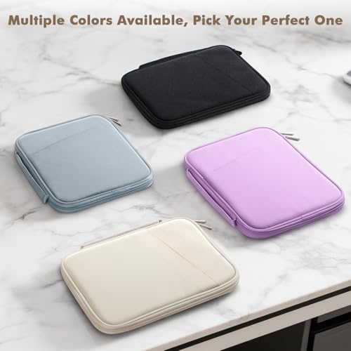 MoKo 9-11 Inch Padded Tablet Sleeve Protective Carrying Case with Handle | Fits iPad Air 11-inch M4, iPad A16, iPad Pro 11-inch M5, iPad 10th/Air 5/4th 10.9 and iPad 9/8th 10.2, Beige - color: Beige, size: 9-11 Inch