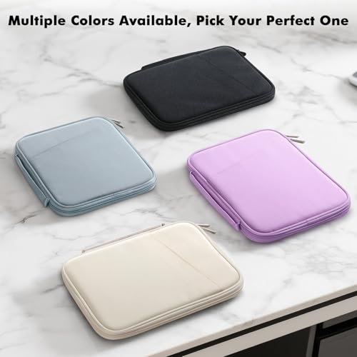 MoKo 13 Inch Padded Tablet Sleeve Protective Carrying Case with Handle | Fits iPad Pro 13-inch M5, iPad Air 13-inch M4, iPad Pro 12.9 M2/M1, Surface Laptop Go 12.4 and Tab S8+/S9+ 12.4, Black - color: Black, size: 13 Inch