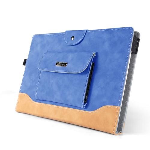 Stand Protective Case Cover for Dell 15 Laptop D15260 DC15250 DC15255, Pro 15 Essential Laptop PV15260 PV15250 PV15255 15.6 inch Laptop Notebook PC Convenient Hard Carry Sleeve, Blue - color: Blue
