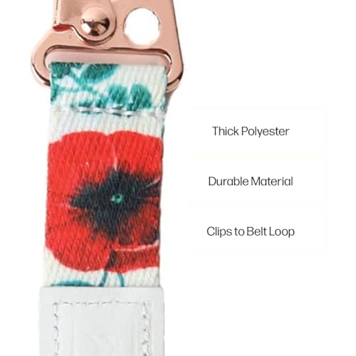 Thread Wallets 내구성 있는 키체인 후크 벨트 클립 - 컴팩트한 디자인 - color: 카리사