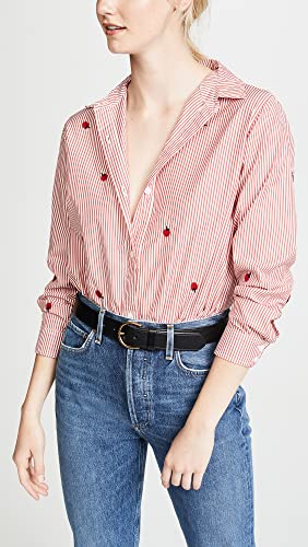 Madewell Women's Medium Perfect Leather Belt - color: True Black, size: Small