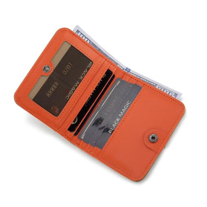 Montana West X Wrangler Small Wallet Woman Black Minimalist Wallets for Ladies Female with Rfid Lining and A Coin Purse - color: Black