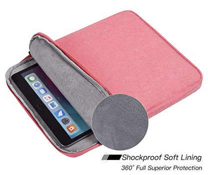 9-11 Inch Tablet Sleeve Case Bag for iPad 10.2, iPad 10th 10.9, iPad Pro 11 M5/Air 11 M3, iPad Air 5/4 10.9, Samsung Galaxy Tab A8 10.5, Fit Apple Smart Keyboard, Pink - color: Pink, size: 9-11 Inch