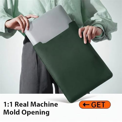 13Inch Laptop Sleeve Case Compatible with MacBook Air 13 M3 M2 M1 / MacBook Pro 13Inch, MacBook Neo Case, Surface Pro 12-3,iPad Pro/Air 13 Dell HP ASUS(Green) - color: Green, size: 12/13inch