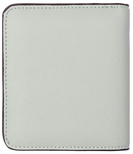 Toughergun Women’s Small Slim Leather Wallet with RFID Protection, Compact Bifold Mini Purse with Clear ID Window - color: 05 ReNapa Green Light