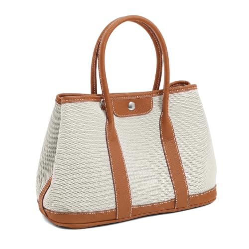 Crossbody Bag for Women Vegan Leather Top Handle Bag for Women Shouder Handbag Tote Purse with Adjustable Strap - color: A14-light Yellow Brown