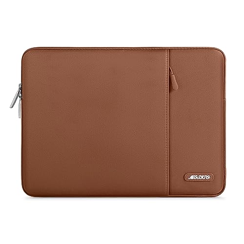 MOSISO Laptop Case 13 inch, Laptop Sleeve Bag with Pocket | Compatible with MacBook Neo A3404 2026/Air/Pro 13 M5/M4/M3/M2/M1 2026-2016, Polyester Vertical Computer Bag,Caramel Brown - color: Caramel Brown, size: 13 inch