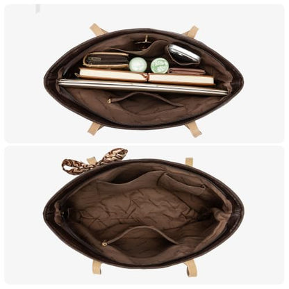 Montana West City Tote Bags Purses and Handbags for Women Causal Bag - color: *Two Tone Coffee