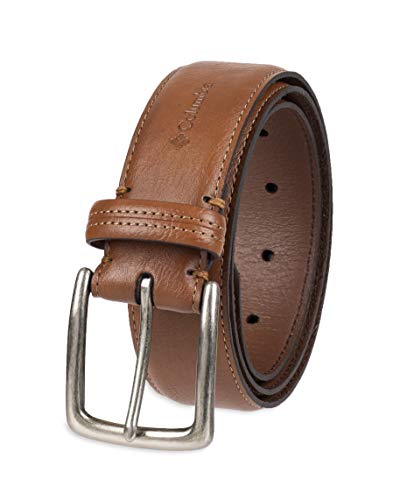 Columbia Men's Casual Everyday Leather Belt – Jeans, Chinos and Daily Wear - color: Tan Trinity, size: 48