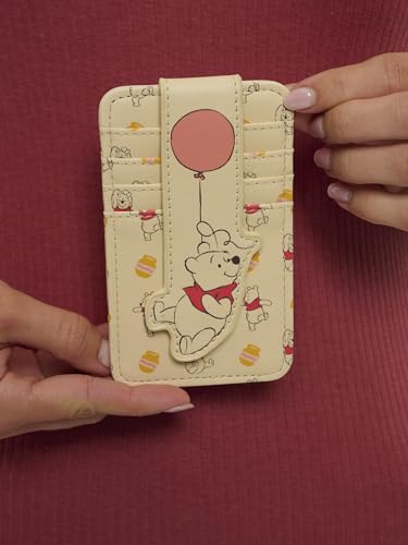 Disney Card Holder Women Slim Compact Wallet Winnie the Pooh - color: Winnie the Pooh Yellow