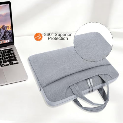 Laptop Bag Shockproof Protective Laptop Case Lightweight Computer Sleeve | Messenger Bag with Front Pocket, Laptop Carrying Case 13.3in 14in 15.6in 16.1in Computer Bag Water Resistant for Men Women - color: Black, size: 16.1in