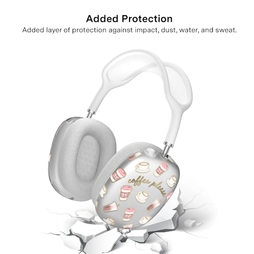 VELVET CAVIAR Case Cover for AirPods Max 2 & 1 - Cute Protective Headphone Accesssories (Coffee Please V2) - color: Coffee Please V2