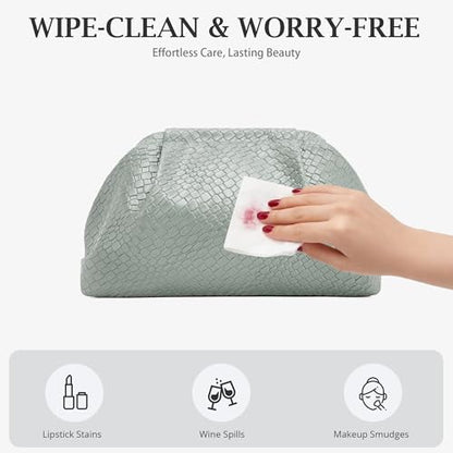 BOYATU Travel Makeup Bags Organizer: Evening Bride Make up Bag, Green - color: 05-Light Mint Green