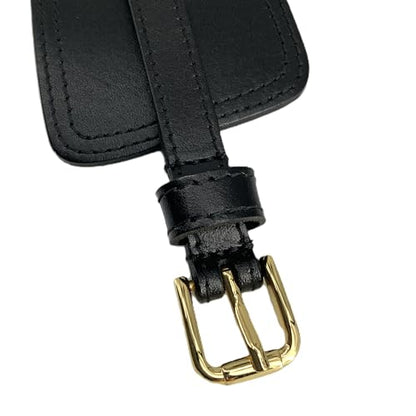 Women Wide Waistband, High and Low Waist Full Grain Leather Skinny Boho Concho Belt - color: Black, size: 40"(fits 38”-41”)
