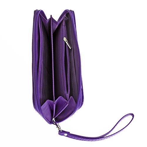Littlearth NFL Pebble Organizer Wallet - Officially Licensed Teams - color: Minnesota Vikings