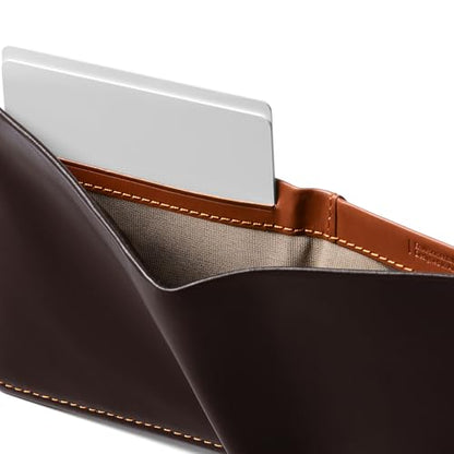 Bellroy Hide & Seek Wallet (Slim Leather Bifold Design, RFID Protected, Holds 5-12 Cards, Coin Pouch, Flat Note Section, Hidden Pocket) - color: Java