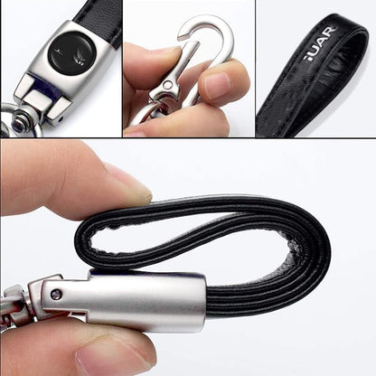 Metal Car key Ring, Metal Car key Chain Replacement Parts, Car key Chain Key Chain Accessories for Men And Women - color: Jb-black_a