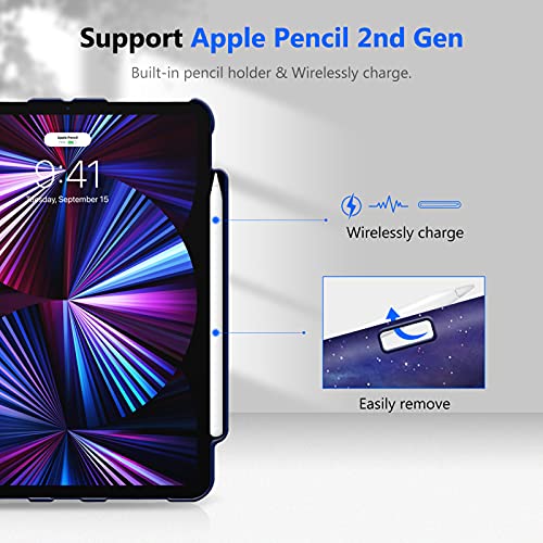 Fintie Rotating Case for iPad Pro 11-inch (4th/3rd/2nd/1st Generation) | 360° Swivel Stand, Portrait & Landscape Viewing, Shockproof Protective Cover, Pencil Holder, Auto Wake/Sleep, Galaxy - color: Galaxy