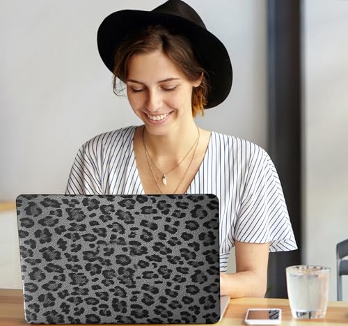 for MacBook Neo Case 13-inch 2026 A3404, Black Leopard Print - color: Leopard Black