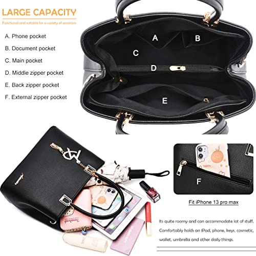 Womens Purses and Handbags Shoulder Bags Top Handle Satchel Tote Bag | Tassel Charm for Ladies Designer Crossbody Purse, Detachable Long Strap, PU Leather Tote Handbag for Women - color: Beige