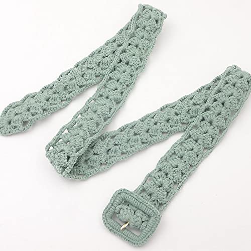 Women's Bohemian Style Rope Braid Waist Belt - color: Style 25