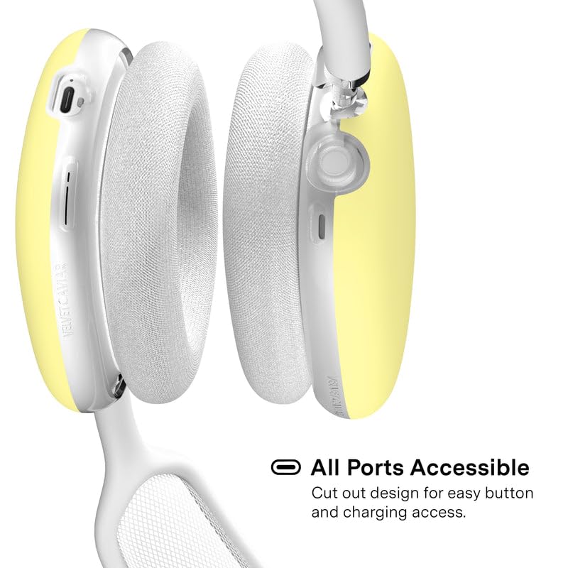 VELVET CAVIAR Case Cover for AirPods Max 2 & 1 - Cute Protective Headphone Accesssories (Butter Yellow) - color: Butter Yellow