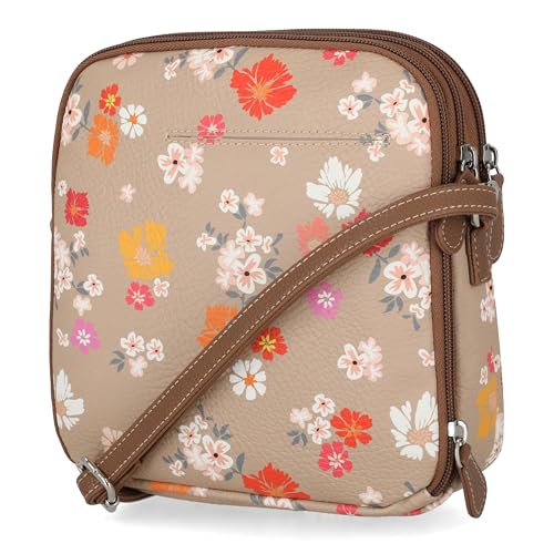 Multisac Women's MultiSac North South Mini Zip Around Crossbody - color: Maui Nude Print