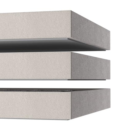 2-Piece Gray leather Stackable Jewelry Organizer Tray Set, Bracelet Ring Earring Holder Box, Necklace Display Stand for Storage and Retail Display (Earring) - style: Earring