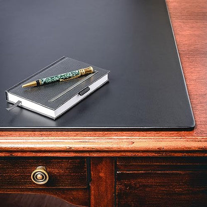 Dacasso Leatherette Conference Pads - color: Black, size: 19" x 24"