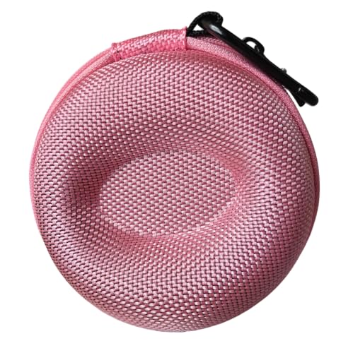 Portable Zipper Travel Watch Case, Single Watch Storage Box Organizer for Wristwatches & Smart Watches up to 50mm, for Men Women (Baby pink) - color: Baby pink