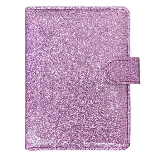 Passport Holder Cover, ACdream Protective Premium Leather RFID Blocking Wallet Travel Case for Passport/Credit Card/Air Ticket, - color: Glitter purple