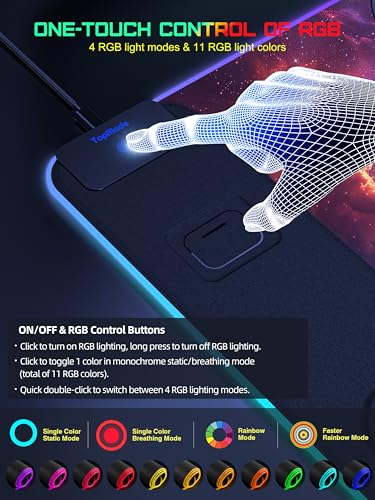 5-in-1 RGB Mouse Pad with 15W Wireless Charging, Keyboard Pad for Desk | 31.5” x 15.8” XXL Large Desk Mat, Gaming Mousepad with Ultra Smooth Surface & Non-Slip Rubber Base, Easy to Clean, Waterproof - color: Upgraded Rgb - Red Nebula With Adapter