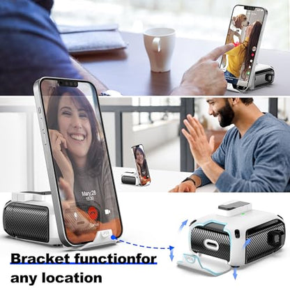 AirPods 2 Case with Lock Magnetic Lid Phone Stand, White | Compatible with Apple AirPods 2(2019) and AirPods(2016) Case with Cleaner Kit & Keychain, Powerful Drop Protection - color: T-White, size: AirPods 2 Case