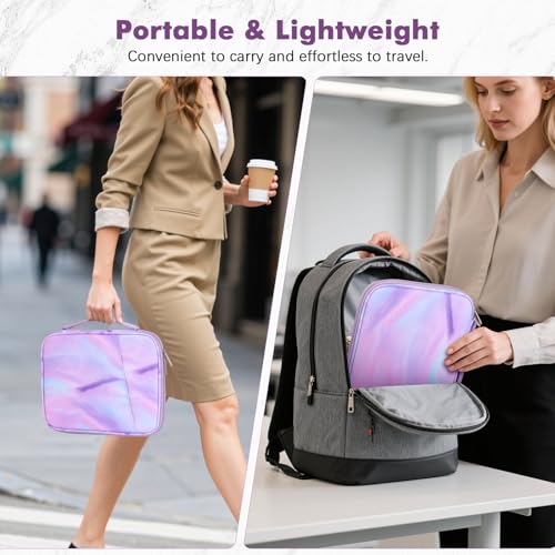 MoKo 9-11 Inch Padded Tablet Sleeve Protective Carrying Case with Handle | Fits iPad Air 11-inch M4, iPad A16, iPad Pro 11-inch M5, iPad 10th/Air 5/4th 10.9 and iPad 9/8th 10.2, Fantasy Purple - color: Fantasy Purple, size: 9-11 Inch