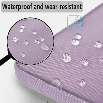 Hseok Laptop Shoulder Bag 13-14 inch Shockproof Water-Resistant HandBag with Small Case Compatible with MacBook Pro/Neo 14" M5/M4/M3/M2/M1, Mac Air/Pro 13.3", XPS 13/14, Most 13"-14" PC,Purple - color: Purple, size: 13"-14"