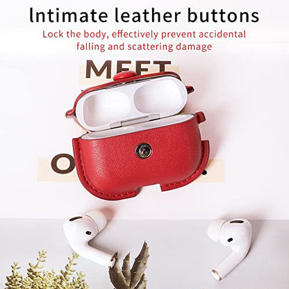 Headphones Cases for AirPods Pro 2 Case Cover, Business PU Leather Cases Covers Apple AirPods Pro (2nd Generation) Charging Case Cases 2nd Gen - color: Green, size: AirPods Pro 2