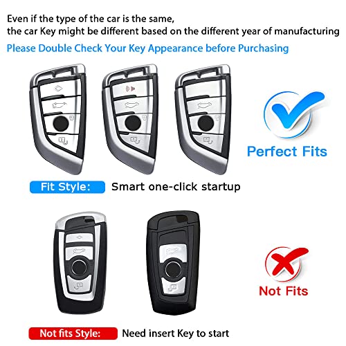QBUC Key Fob Cover Full Protective Case, Key Fob Case for X1 /X3 /X5 /X6 X7 and for Series 1/2 /5/7 Soft TPU Anti-dust Case Shell Keyless Remote Control(Pink) - color: C: Pink
