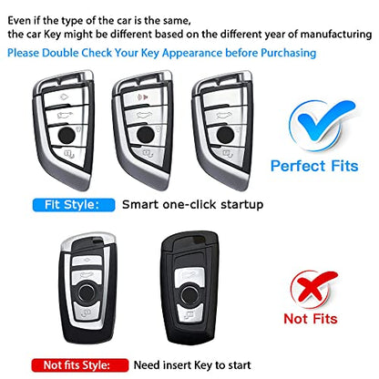 QBUC Key Fob Cover Full Protective Case, Key Fob Case for X1 /X3 /X5 /X6 X7 and for Series 1/2 /5/7 Soft TPU Anti-dust Case Shell Keyless Remote Control(Pink) - color: C: Pink