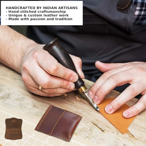 Handmade Brown Leather Wedding Ring Case, Engagement Ring Pouch for Bride and Groom, Travel Jewelry Storage, Proposal RingHolder, and RingBearer, Small Jewelry Pouch - color: Brown