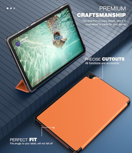 TiMOVO Case for Samsung Galaxy Tab A11+/A11 Plus 11" 2026, Almond Yellow | Fit for SM-X230/X236/X238, Slim Lightweight, Stand Hard Back Shell, Auto Wake/Sleep - color: Almond Yellow