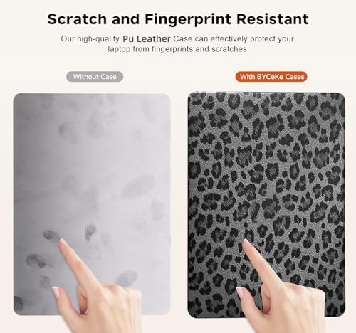 for MacBook Neo Case 13-inch 2026 A3404, Black Leopard Print - color: Leopard Black