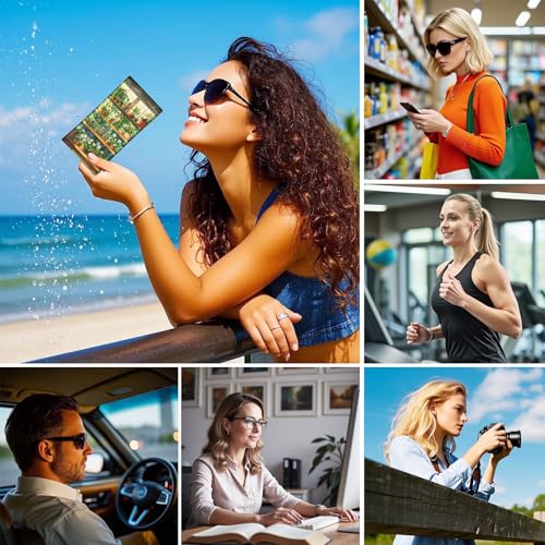 Soft Glasses Case for Sunglasses Eyeglass Slim Pouch | 7x3.5 inches, Portable PU Leather, Squeeze Top, Sunglasses Holder Bag Pouch, For Women Men - color: Bookshelf
