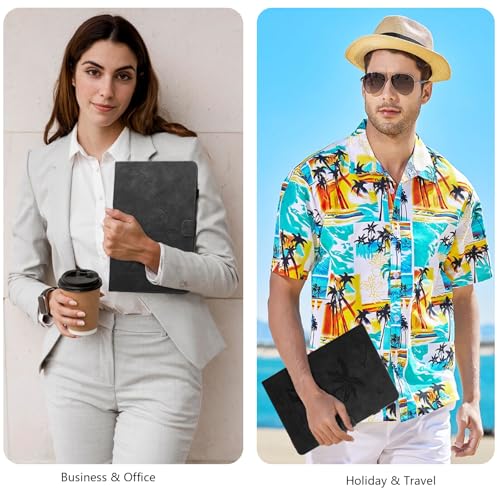 Case for Samsung Galaxy Tab S8 2022 / Tab S7 2020 11 Inch Model (X700/X706/T870/T875/T878) - Premiun PU Leather Folio Stand Protective Case with Pocket, Auto Wake/Sleep Smart Tablet Cover, Black - color: Black, size: Samsung Galaxy Tab S8/S7 11"