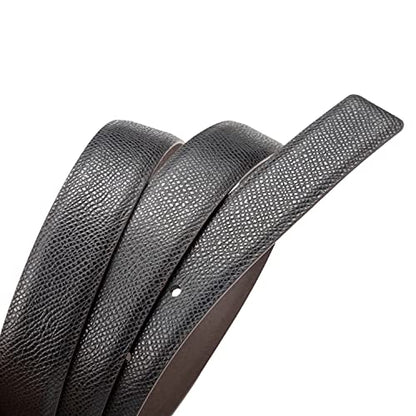 Vatee's Reversible Genuine Leather Replacement Belt Strap For Men/Women | Without Buckle , 1"/25mm/1.14"/29mm Wide - color: H284: Black / Brown 2.5cm, size: EU90 (L 105cm/41in. W 2.5cm/1in)