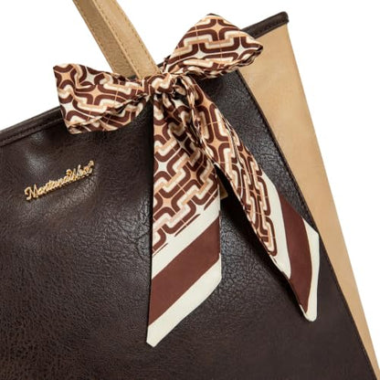 Montana West City Tote Bags Purses and Handbags for Women Causal Bag - color: *Two Tone Coffee
