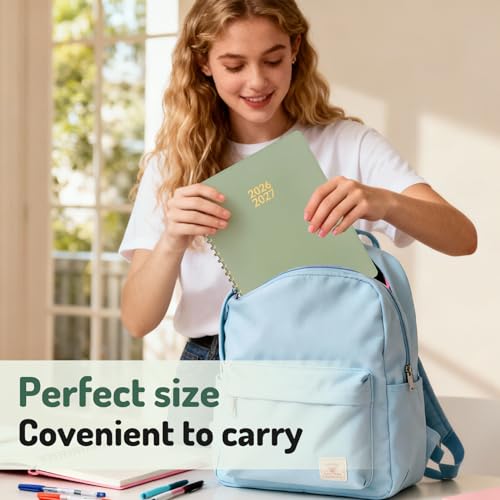 Forvencer Planner 2026-2027, Academic Planner Weekly & Monthly,Soft Cover - color: beige, size: 8.5"x11" (Jul 2026-Jun 2027)