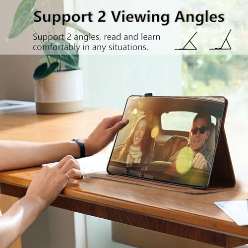 Case for Samsung Galaxy Tab S8 2022 / Tab S7 2020 11 Inch Model (X700/X706/T870/T875/T878) - Premiun PU Leather Folio Stand Protective Case with Pocket, Auto Wake/Sleep Smart Tablet Cover, Brown - color: Brown, size: Samsung Galaxy Tab S8/S7 11"