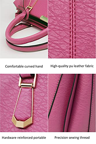 Pahajim Women Fashion Purses and Handbags Shoulder Tote Bags Top Handle Satchel for Women - color: Rose
