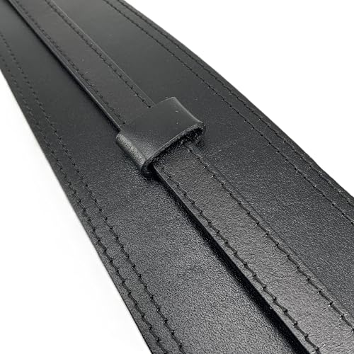 Women Wide Waistband, High and Low Waist Full Grain Leather Skinny Boho Concho Belt - color: Black, size: 40"(fits 38”-41”)