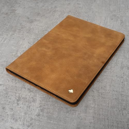 Porter Riley - Leather Case Compatible with iPad Air 11" M4 (2026), M3 (2025) & M2 (2024). Premium Genuine Leather Stand/Cover/Flip Case (Tan) - color: Tan, size: iPad Air 11" 6 Gen (2025/2024)